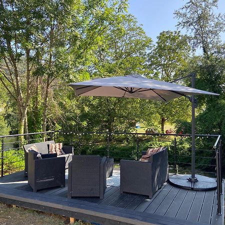Private Riverside Villa With Breathtaking Views Axat ภายนอก รูปภาพ